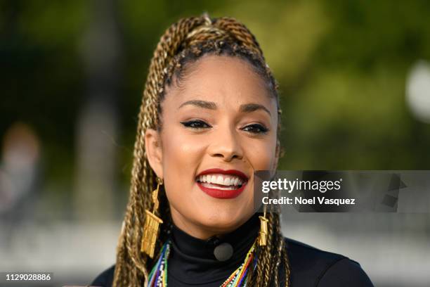 Amanda Seales at Universal Studios Hollywood on February 11, 2019 in Universal City, California.