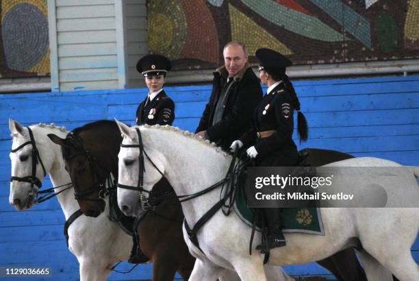 Putin Cal 182 Vladimir Putin Horse Stock Photos, High-Res Pictures, and Images ...