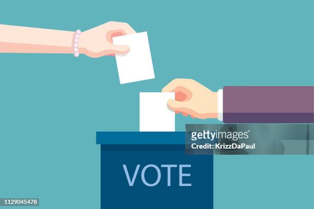 voting - election box stock illustrations