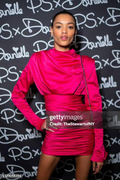 Lameka Fox attends P.S. X Danielle launch by Danielle Priano at Milk Studios on February 11, 2019 in New York City.