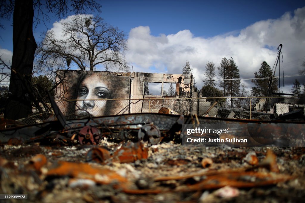 Town Of Paradise Wiped Out By The Camp Wildfire Continues Long Struggle To Rebuild