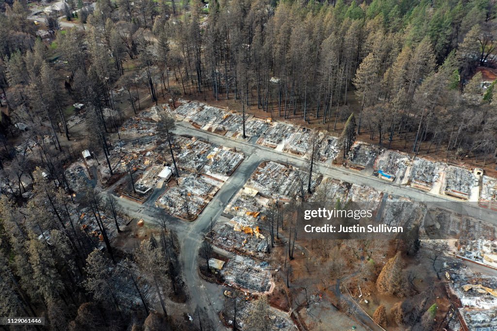 Town Of Paradise Wiped Out By The Camp Wildfire Continues Long Struggle To Rebuild