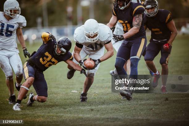 touchdown! - first-down-american-football stock-fotos und bilder