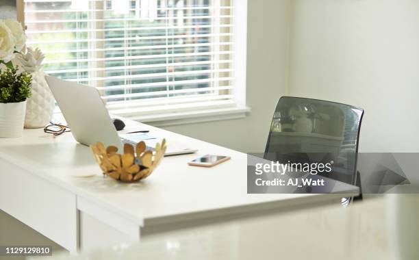 where small business dreams are pursued - tidy desk stock pictures, royalty-free photos & images
