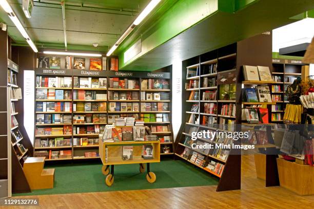 large bookstore interior - book shop stock pictures, royalty-free photos & images