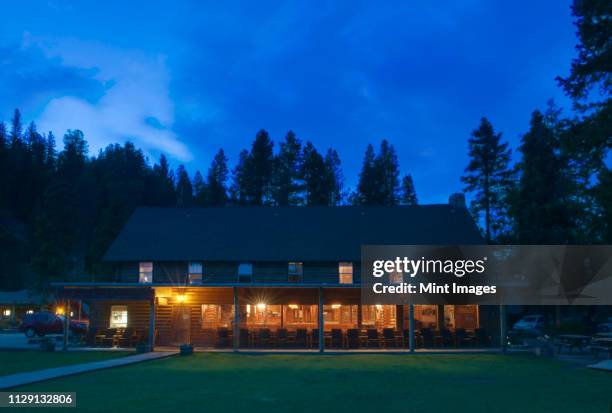 redfish lake lodge - woodland cafe stock pictures, royalty-free photos & images