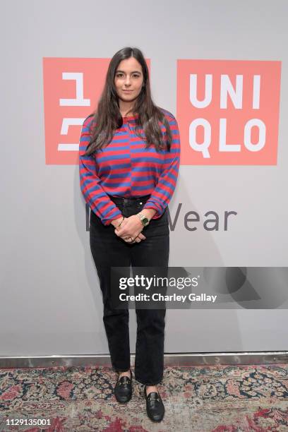 Alanna Masterson attends the UNIQLO 2019 Collections Celebration at Smogshoppe on March 7, 2019 in Los Angeles, California.