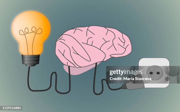 creative brainstorm concept.vector - cable management stock illustrations