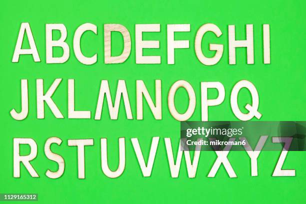 the british alphabet letters - m a c stock pictures, royalty-free photos & images