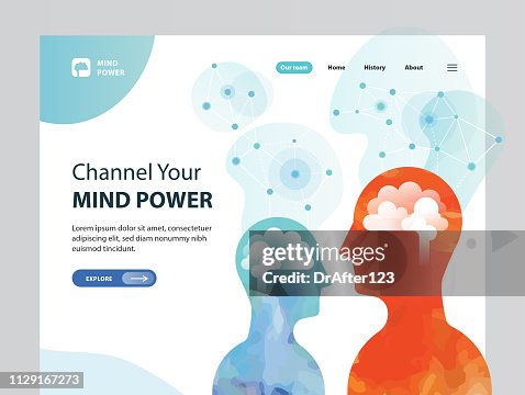 Mind Power Example Mind Power Web Template High-Res Vector Graphic - Getty Images