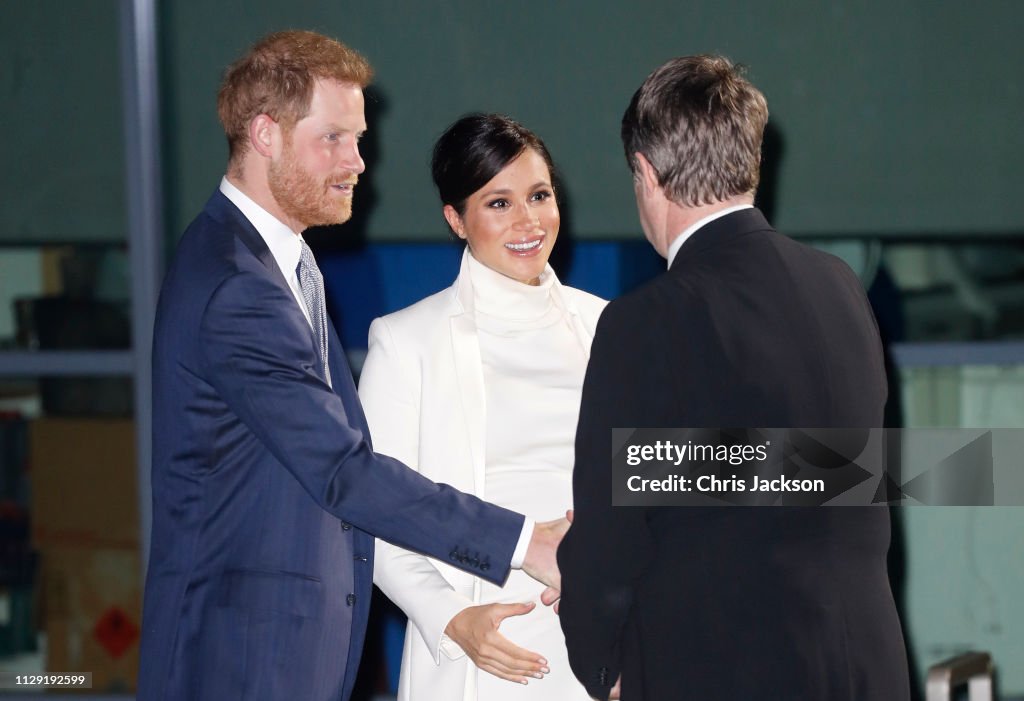 The Duke And Duchess Of Sussex Attend A Gala Performance Of "The Wider Earth"