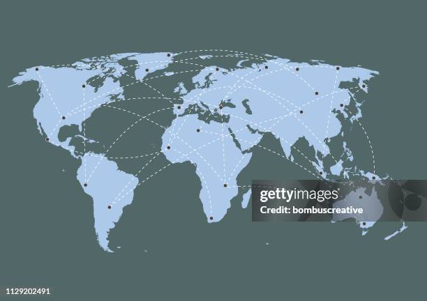 world map - third world stock illustrations