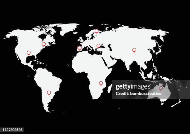 world map - clean water third world stock illustrations