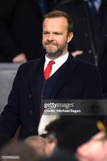 Ed Woodward, owner of Manchester United during the UEFA Champions League Round of 16 First Leg match between Manchester United and Paris...