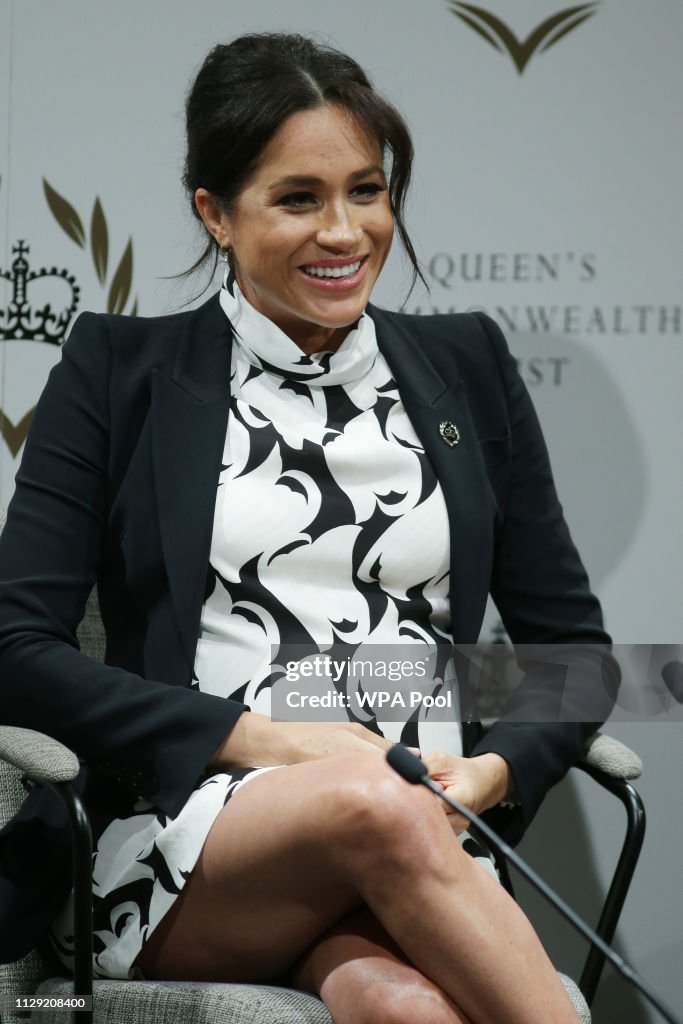 The Duchess Of Sussex Joins A International Women's Day Panel Discussion