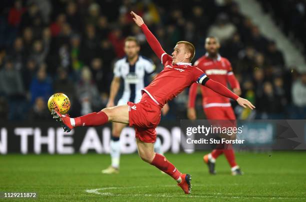 Notts Forest player Ben Watson in action during the Sky Bet Championship EPL match between West Bromwich Albion and Nottingham Forest at The...