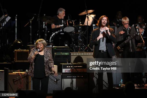 Mavis Staples and Hozier perform at Beacon Theatre on March 7, 2019 in New York City.