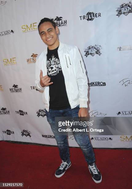 Siaki Sii arrives for the Viewing Of Final 3 Of "The Rap Game" held at Station1640 on March 7, 2019 in Hollywood, California.