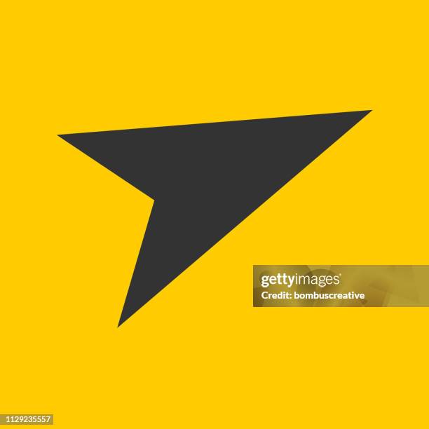 arrow sign - compass north stock illustrations