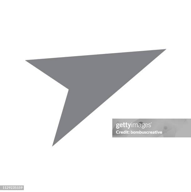 arrow sign - nautical compass stock illustrations