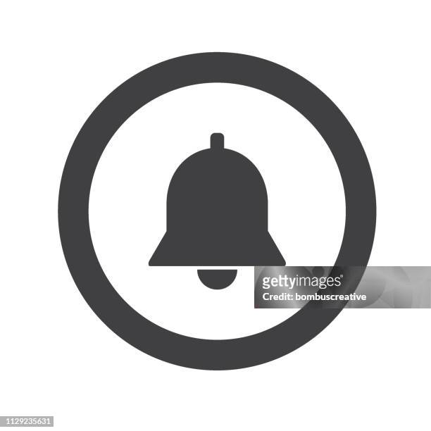 bell-symbol - bell icon stock-grafiken, -clipart, -cartoons und -symbole