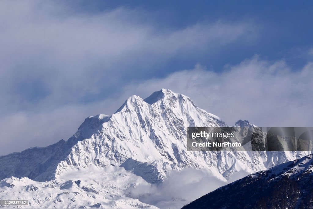 Snowfall In Chopta Valley Of Uttarakhand In India