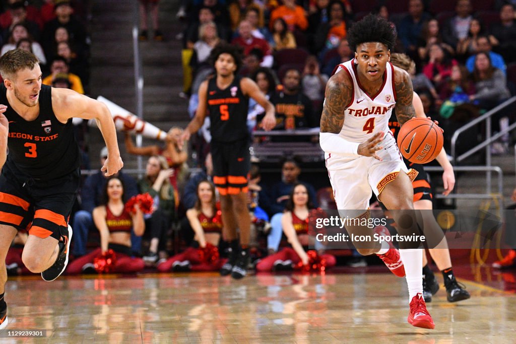 COLLEGE BASKETBALL: FEB 23 Oregon State at USC