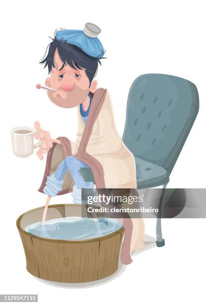 the patient - ice pack stock illustrations