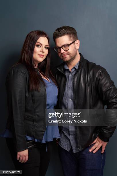 Katrina Weidman and Jack Osbourn of Travel Channel's 'Portals to Hell' pose for a portrait during the 2019 Winter TCA at The Langham Huntington,...