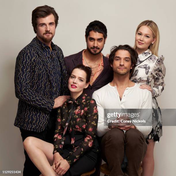 Beau Mirchoff, Avan Jogia, Kelli Berglund, and Katrina Weidman, and Tyler Posey of Travel Channel's 'Portals to Hell' pose for a portrait during the...