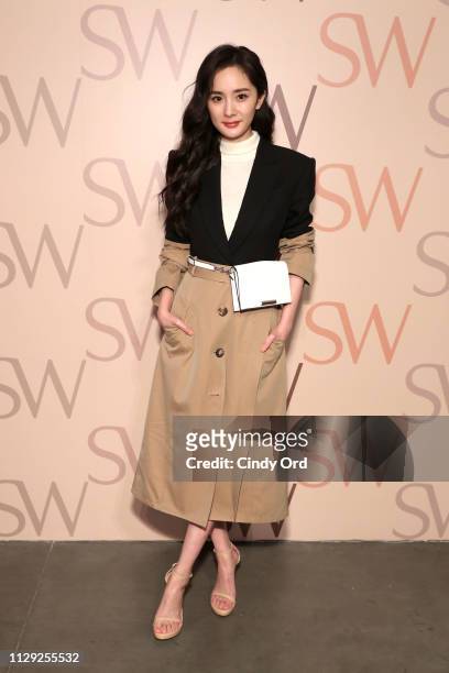 Yang Mi attends Stuart Weitzman Spring Celebration 2019 on February 12, 2019 in New York City.