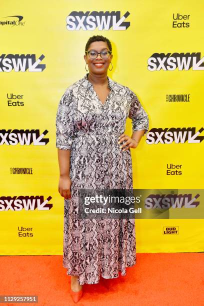 Ashley C. Ford attends Featured Session: Maria Shriver, Alexandra Socha and Farida Sohrabji with Ashley C. Ford during 2019 SXSW Conference and...