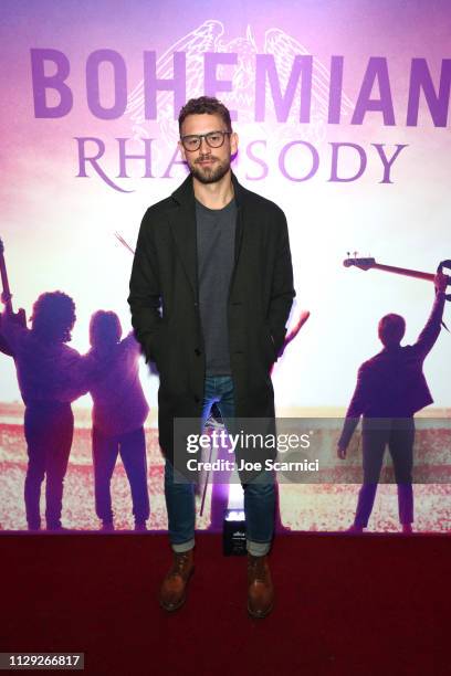Nick Viall attends Bohemian Rhapsody's Get Loud Extravaganza at Whiskey A Go Go on February 12, 2019 in Los Angeles, California.