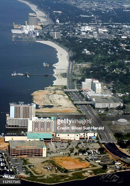 Casino Row in Biloxi, Mississippi, July 16 begins with the Isle of Capri Casino and stretches to the Hard Rock and Beau Rivage . This area was...