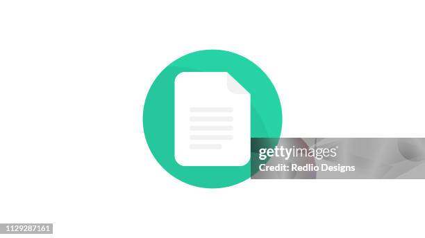 document paper icon with light shadow - ring bearer stock illustrations