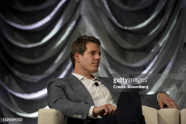 Tyler Winklevoss, chief executive officer and co-founder of Gemini Trust Co., attends the South By Southwest conference in Austin, Texas, U.S., on...