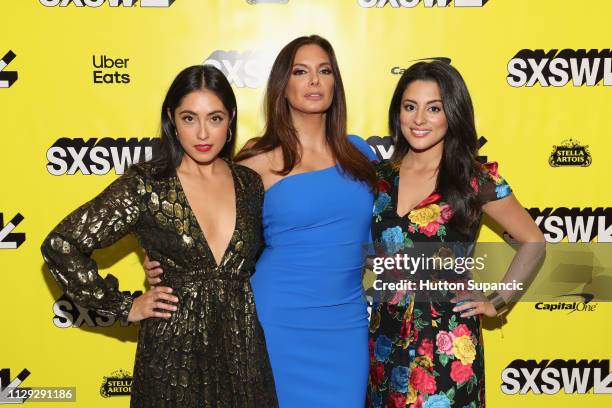 Marisol Sacramento, Alex Meneses, and Carmela Zumbado attend "The Wall of Mexico" during the 2019 SXSW Conference and Festivals at Stateside Theatre...