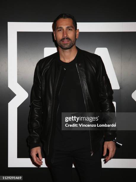 Marco Borriello attends the MatchRoom OPI82 Boxing Night on March 8, 2019 in Milan, Italy.