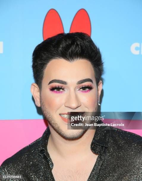 Manny Mua attends the Christian Cowan x The Powerpuff Girls Runway Show at City Market Social House on March 08, 2019 in Los Angeles, California.