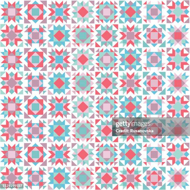 ilustrações de stock, clip art, desenhos animados e ícones de abstract ethnic pattern - amish