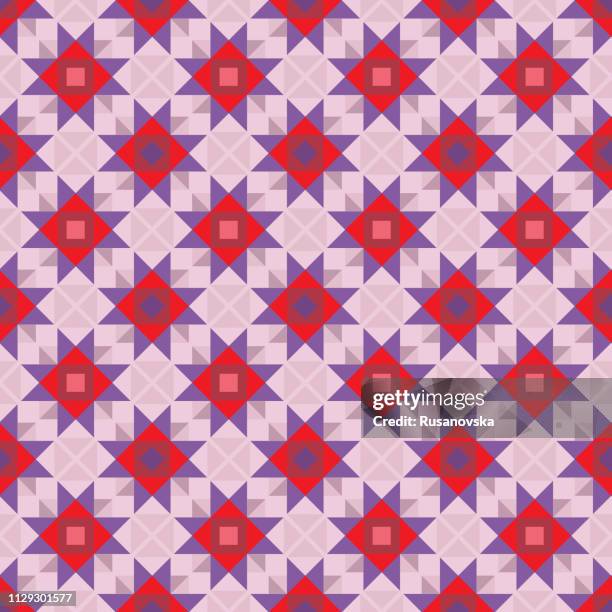 ilustrações de stock, clip art, desenhos animados e ícones de abstract ethnic pattern - amish