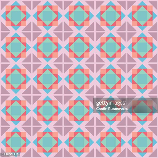 abstract ethnic pattern - amish stock illustrations