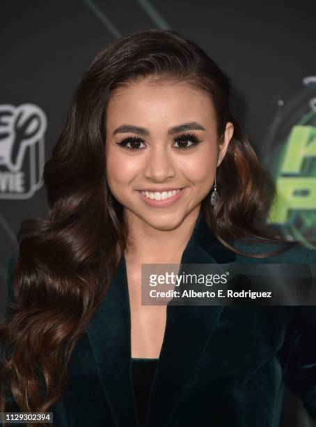 Ciara Riley Wilson attends the premiere of Disney Channel's "Kim Possible" at The Television Academy on February 12, 2019 in Los Angeles, California.