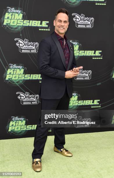 Todd Stashwick attends the premiere of Disney Channel's "Kim Possible" at The Television Academy on February 12, 2019 in Los Angeles, California.