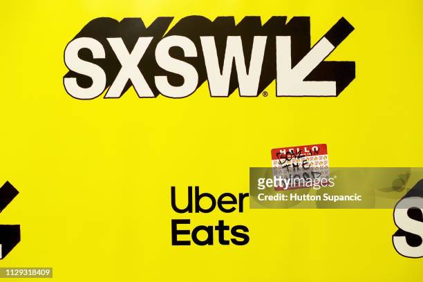 View of branding at the "Boyz In The Wood" Premiere during the 2019 SXSW Conference and Festivals at Stateside Theatre on March 8, 2019 in Austin,...