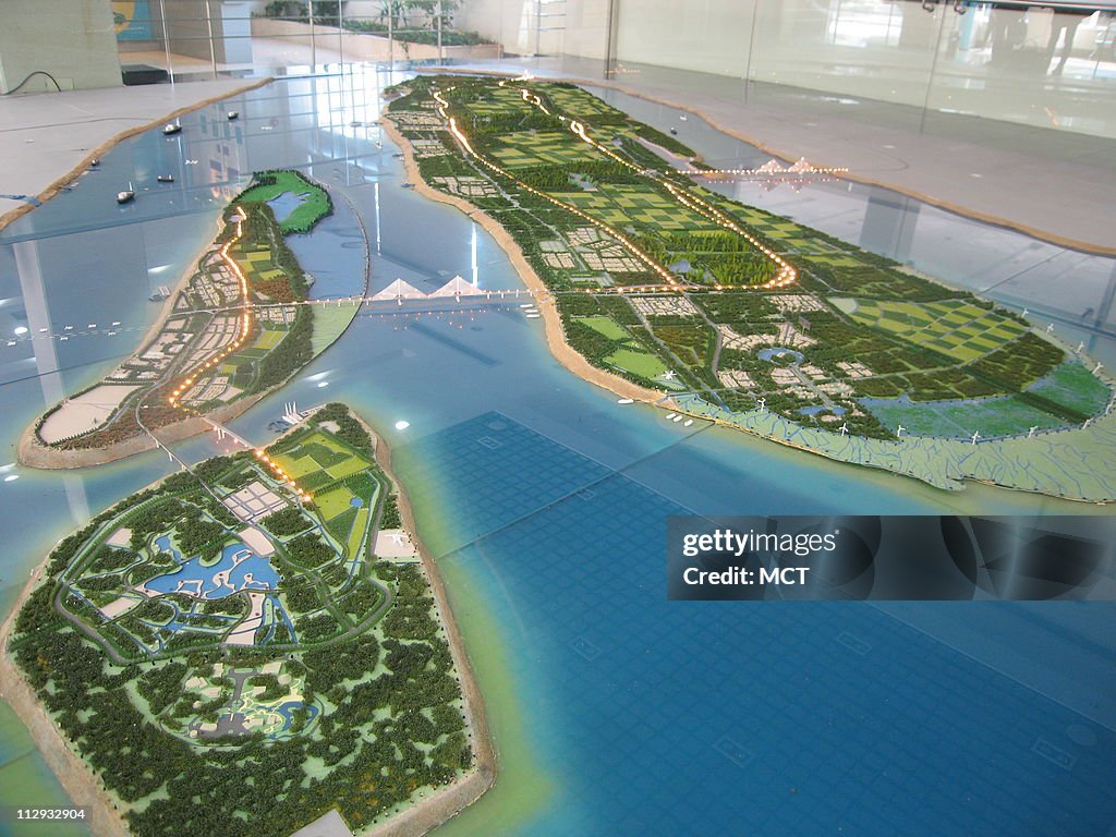Congming Visitors to Chongming Island, near Shanghai in China, can stop in at ...