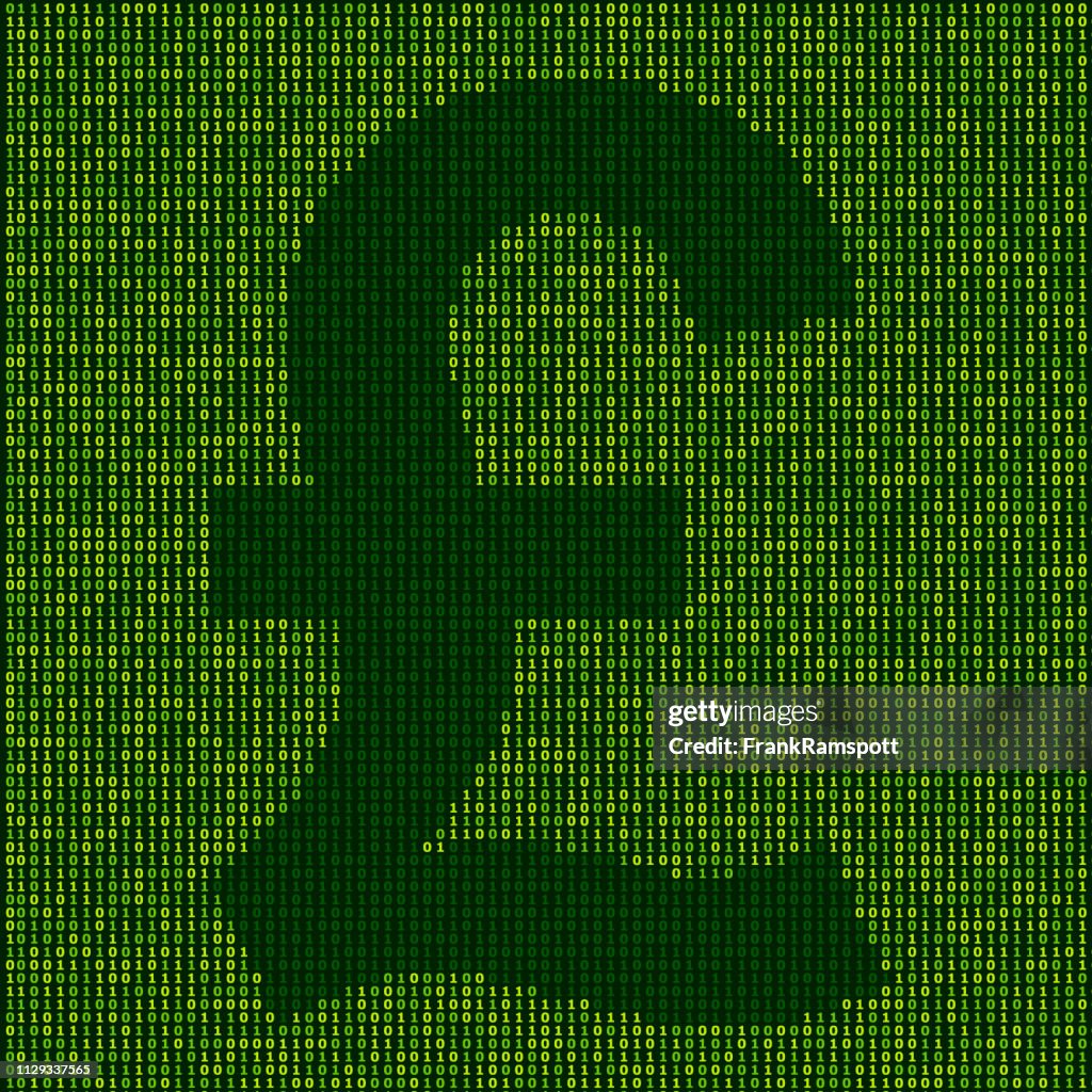 Forest Pound Sign Binary Numbers Vector Pattern High-Res Vector Graphic ...