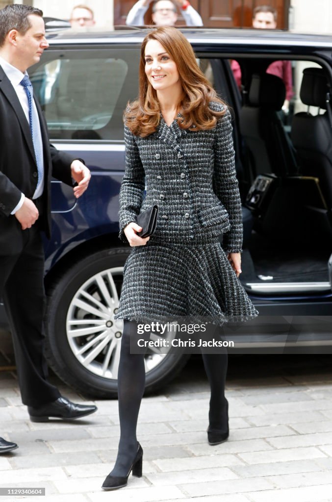 Duchess Of Cambridge Attends 'Mental Health In Education' Conference