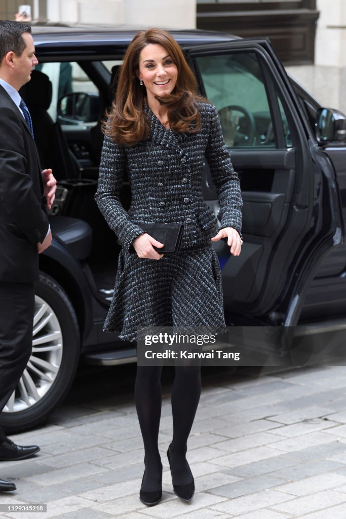 Duchess Of Cambridge Attends 'Mental Health In Education' Conference