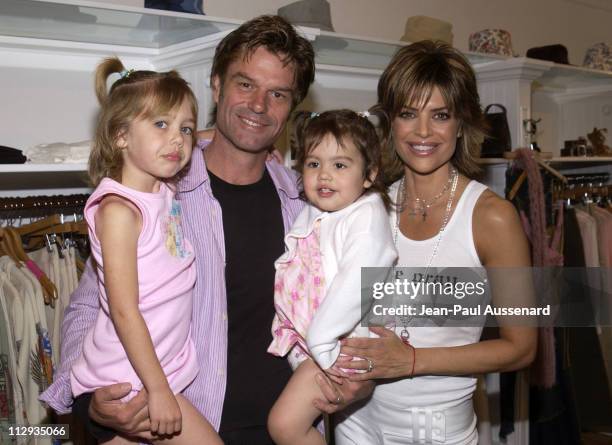 Harry Hamlin, Lisa Rinna, daughters Delilah Belle & Amelia Gray